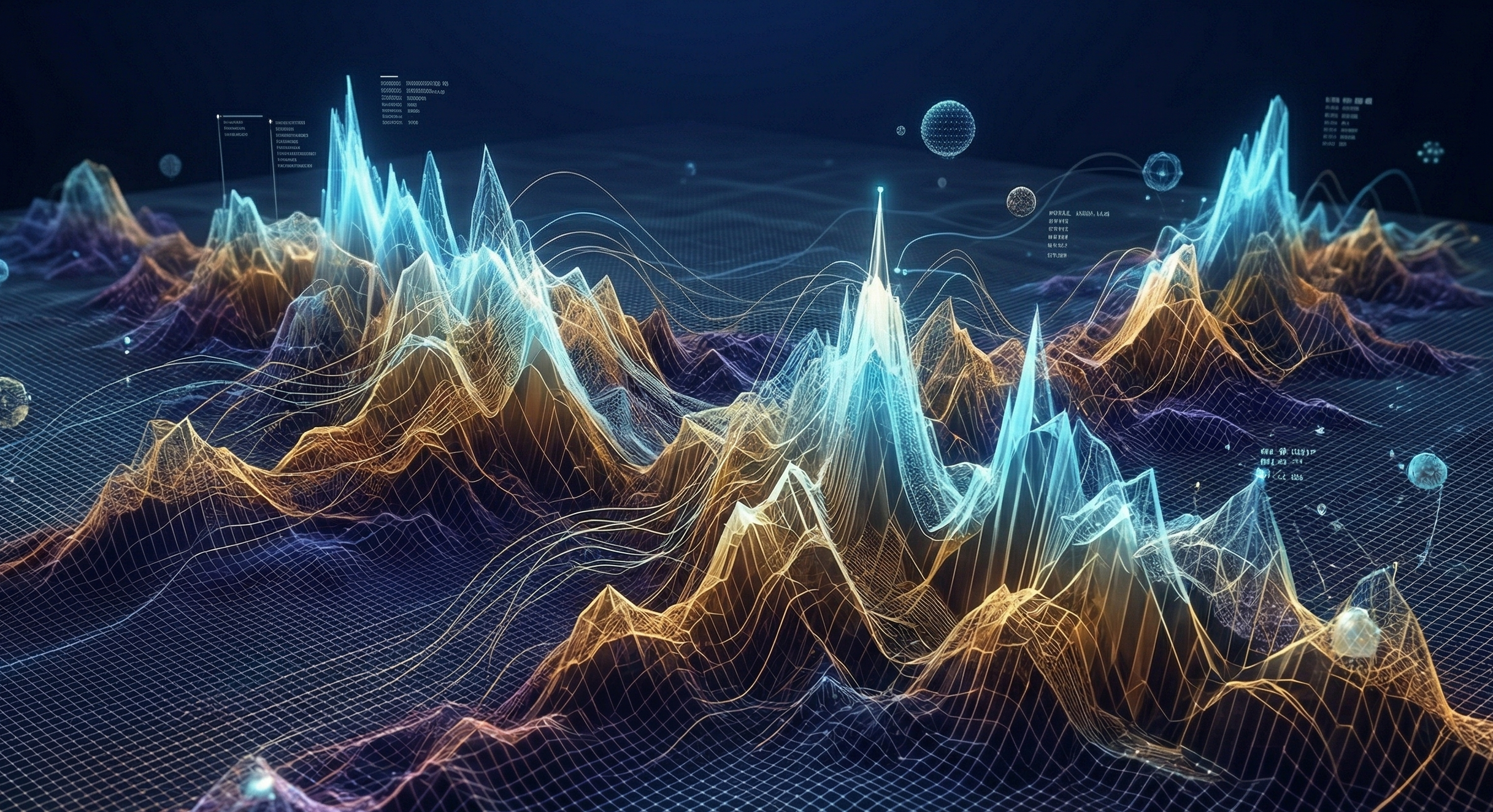 Audio waveform analysis visualization